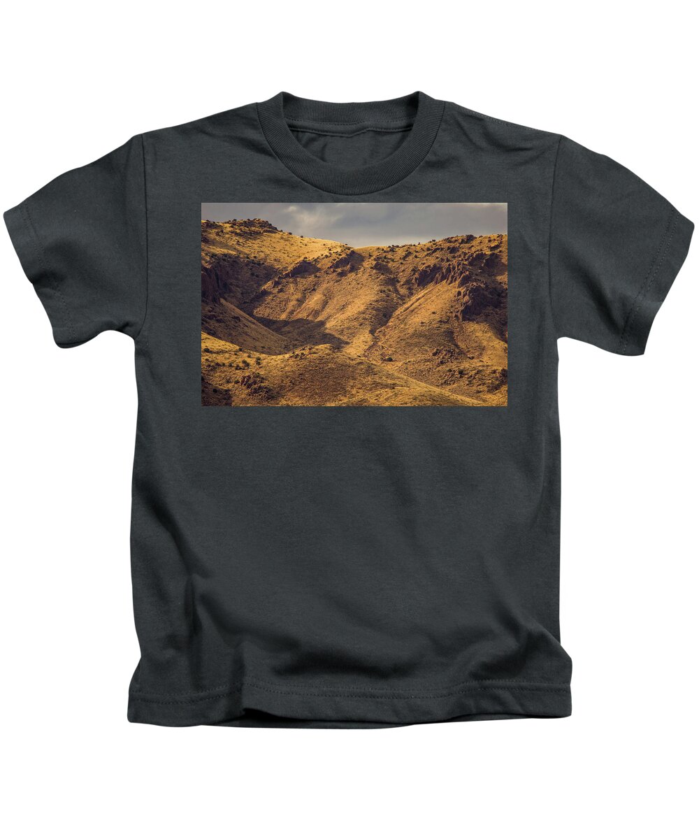 Nature Kids T-Shirt featuring the photograph Chupadera Mountains by Jeff Phillippi