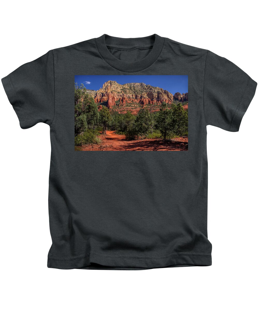 Arizona Kids T-Shirt featuring the photograph Colorful Mormon Canyon by Andy Konieczny