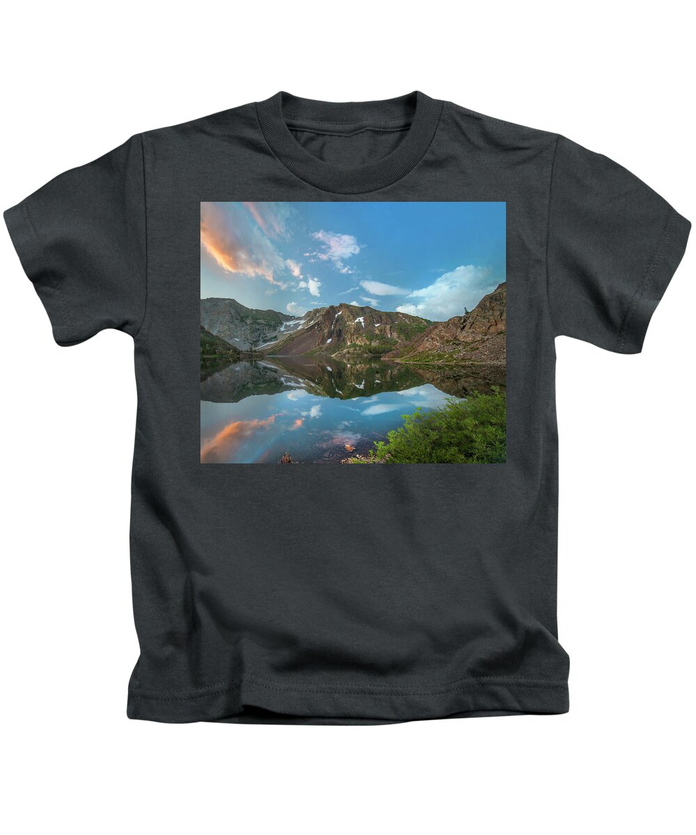 00574875 Kids T-Shirt featuring the photograph Dana Plateau From Ellery Lake, Inyo #1 by Tim Fitzharris