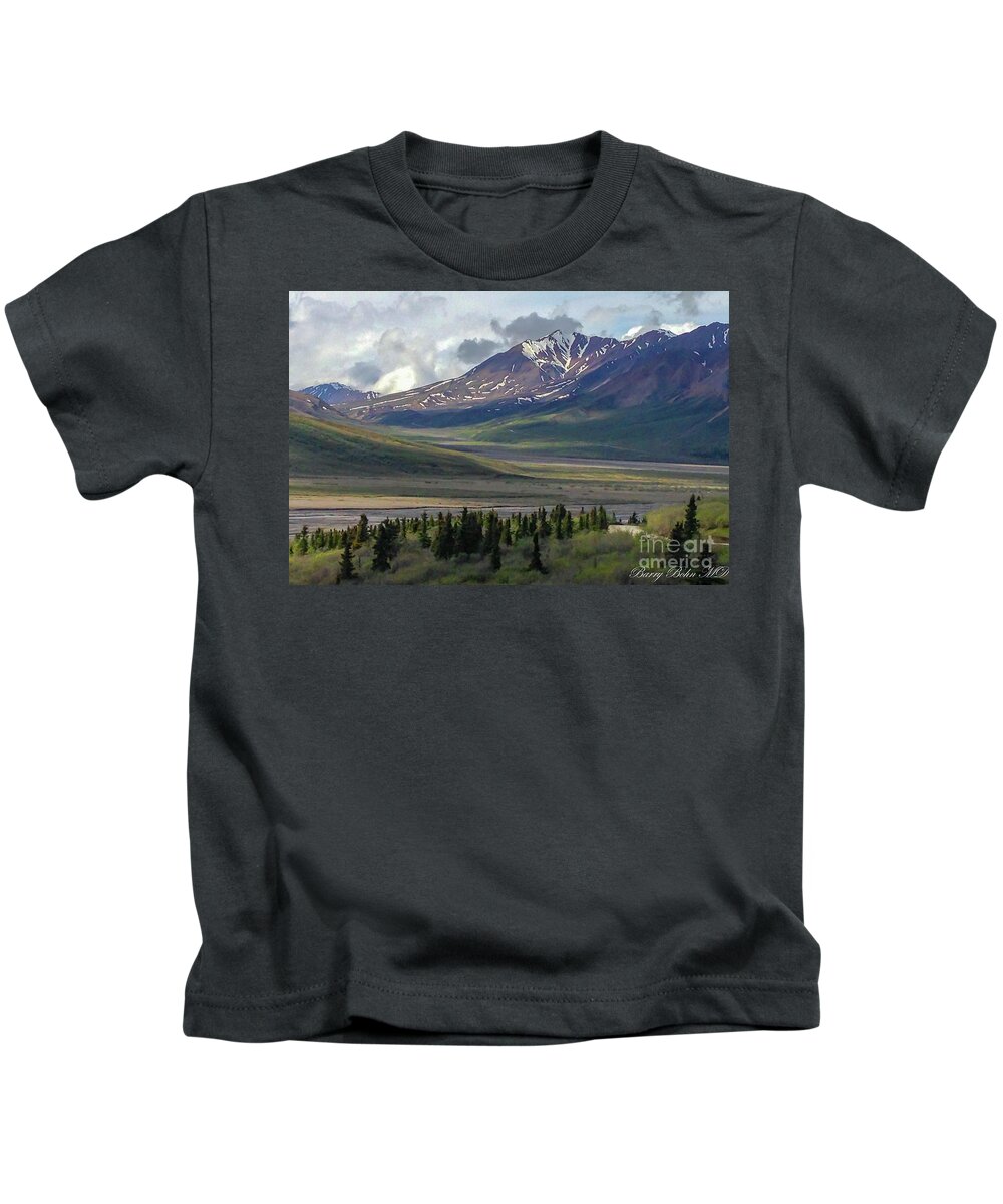 Nature Kids T-Shirt featuring the photograph Denali by Barry Bohn