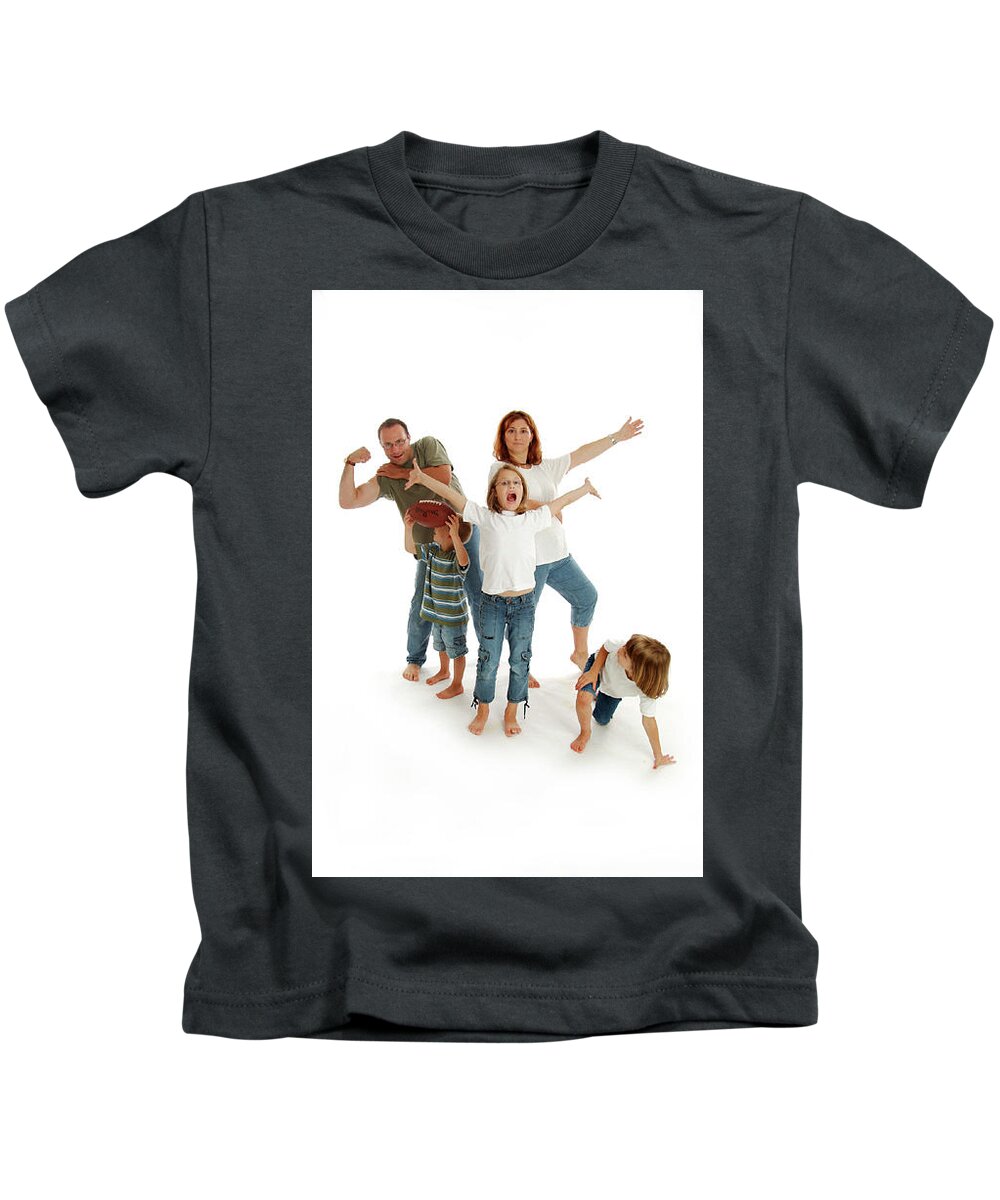 Studio Work Kids T-Shirt featuring the photograph Everybody do their own thing by Alan Hausenflock