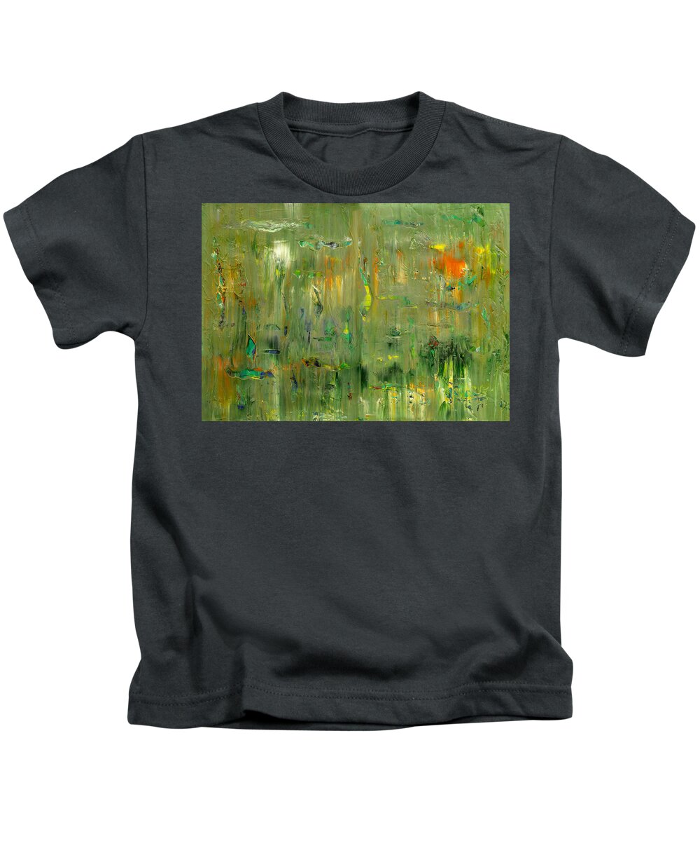 Gamma39 Kids T-Shirt featuring the painting Gamma #39 by Sensory Art House