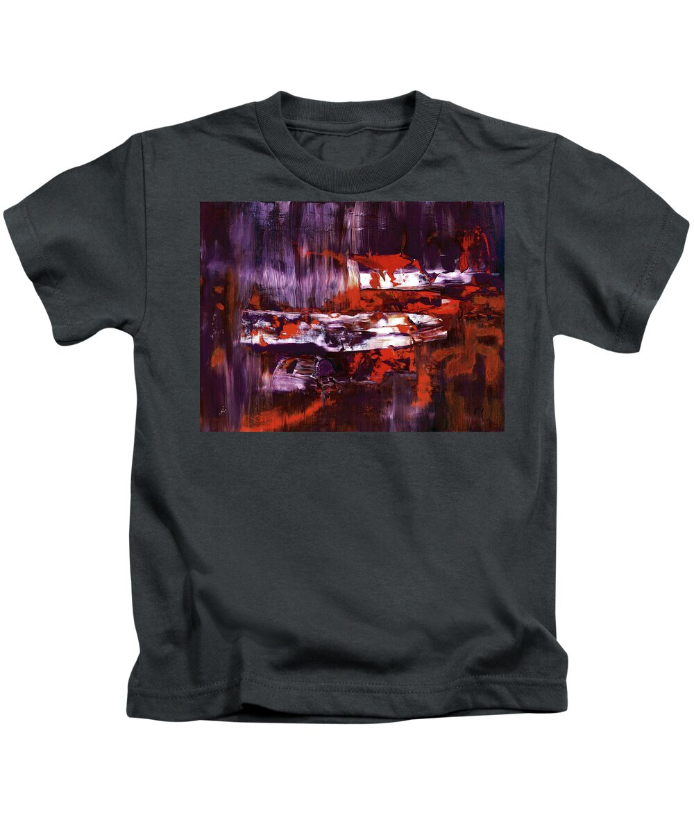Gamma 66 Kids T-Shirt featuring the photograph Gamma #66 Abstract by Sensory Art House