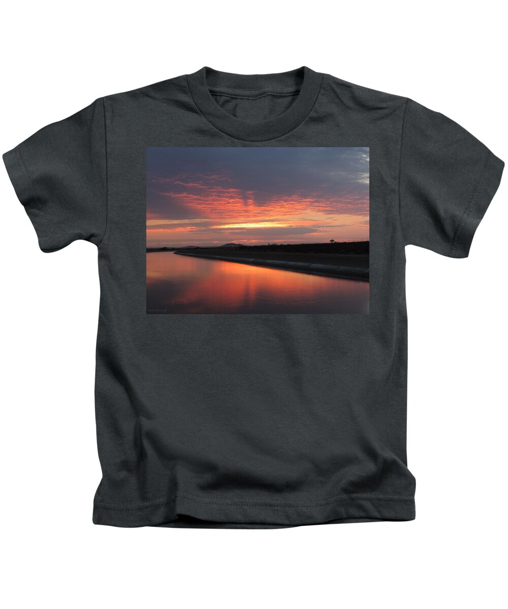 Sunrise Kids T-Shirt featuring the photograph Glory Sunrise by Enaid Silverwolf