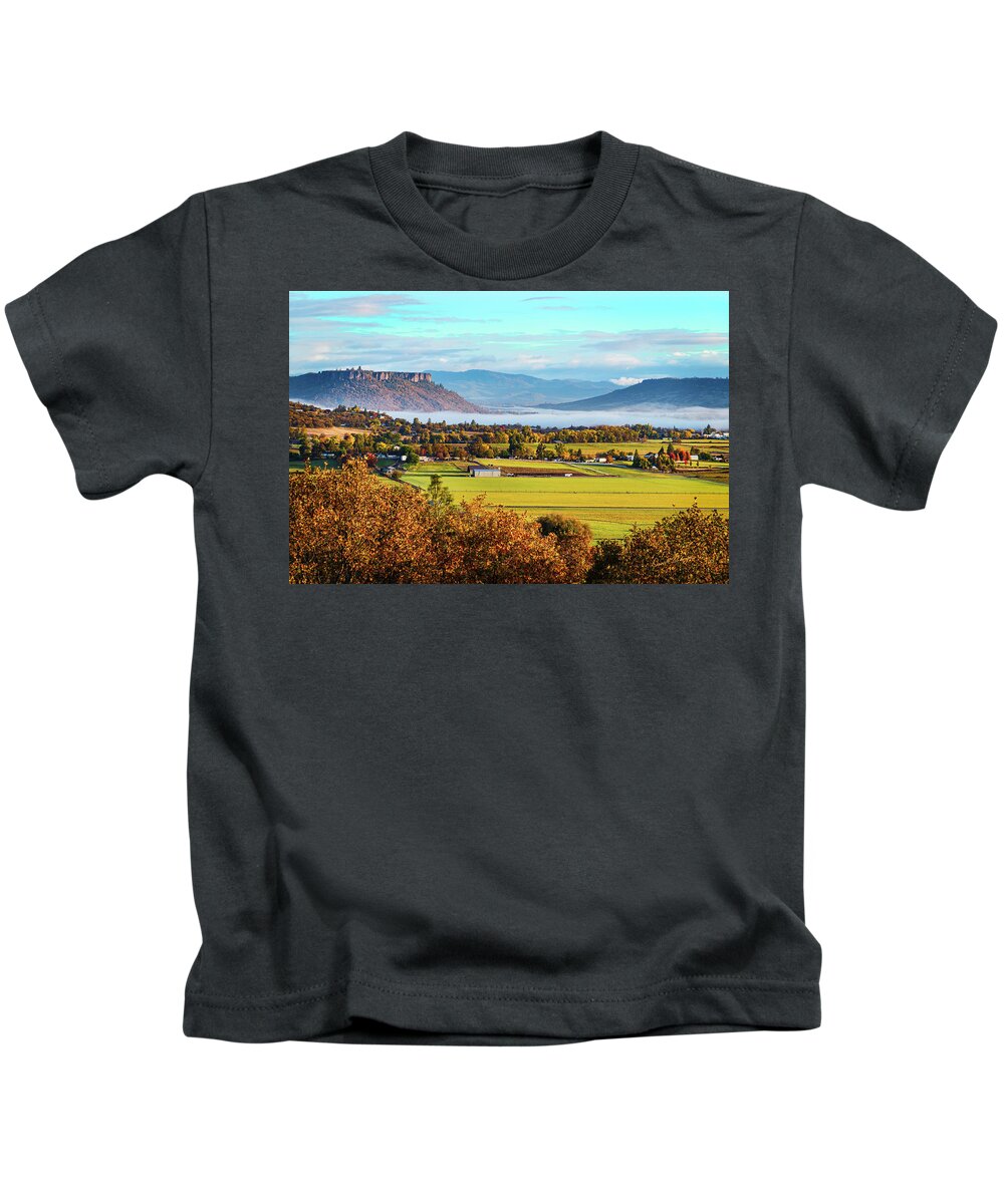 Oregon Kids T-Shirt featuring the photograph Good Morning Rogue Valley by Dan McGeorge
