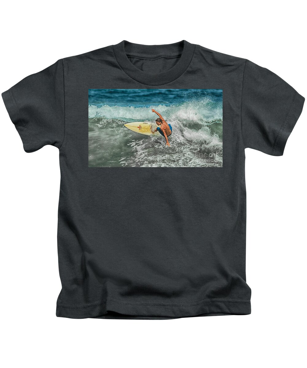 Beach Kids T-Shirt featuring the photograph Great Wingspan by Eye Olating Images