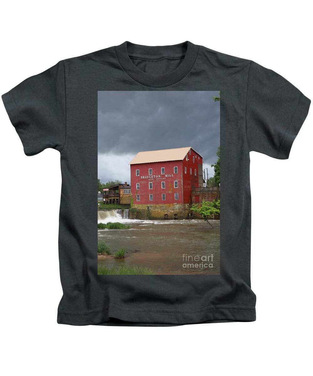 Mill Kids T-Shirt featuring the photograph Bridgeton Mill  #1 by Dwight Cook