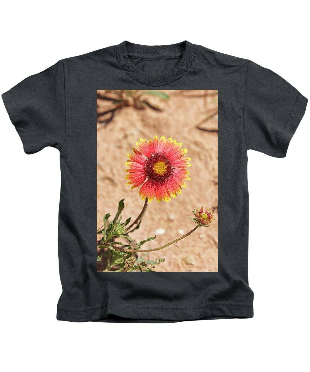  Kids T-Shirt featuring the photograph Hello Flower by See It In Texas