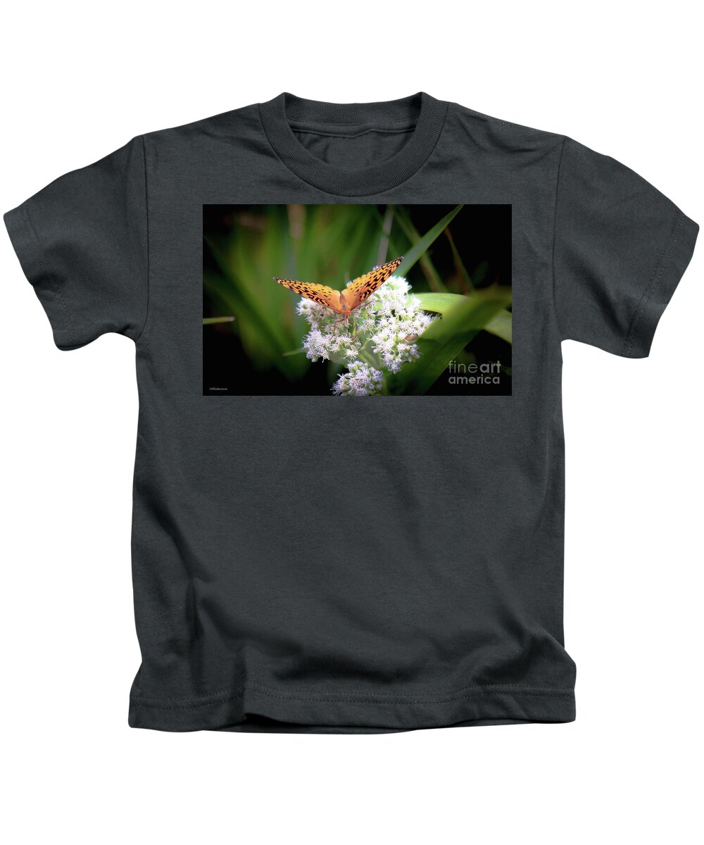 Butterfly Kids T-Shirt featuring the photograph Hello by Veronica Batterson