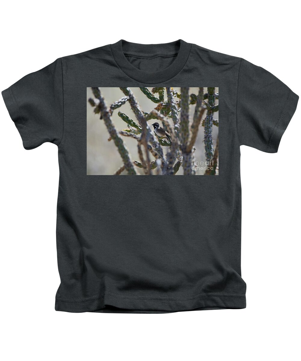 Bird Kids T-Shirt featuring the photograph I See You by Robert WK Clark