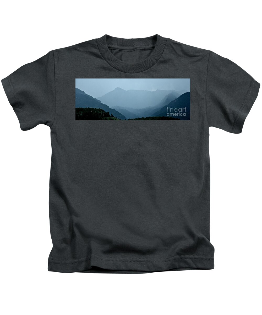 Rain Kids T-Shirt featuring the photograph In the Mist by Dorrene BrownButterfield