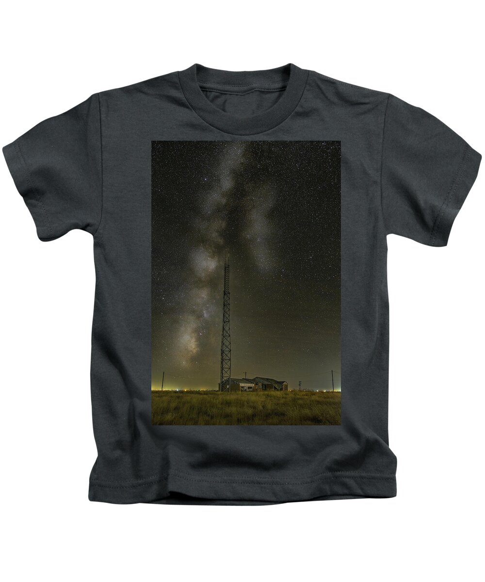 Milky Way Kids T-Shirt featuring the photograph Is Anyone Out There? by James Clinich