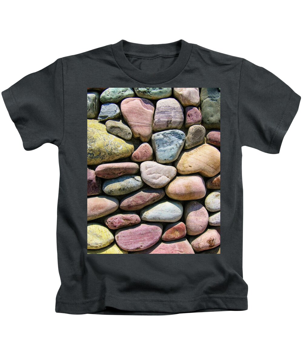  Kids T-Shirt featuring the photograph Laguna Beach Rocks-O-Color by Bruce McFarland