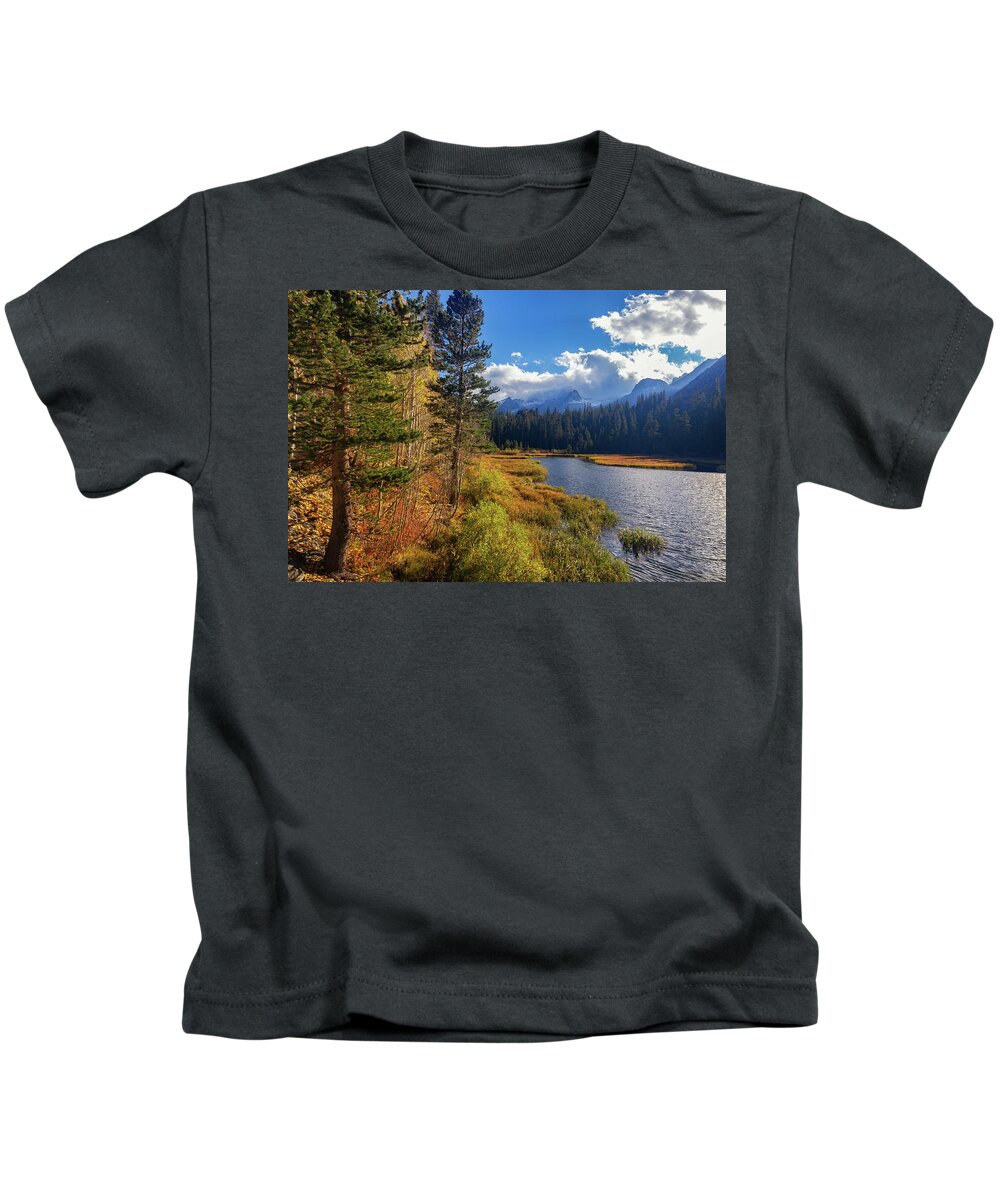 Fall Colors Kids T-Shirt featuring the photograph Legends of the Fall by Tassanee Angiolillo