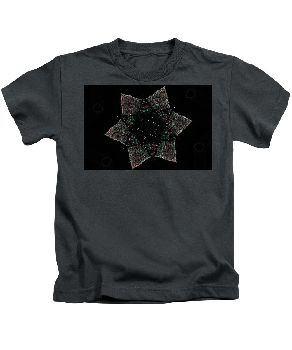 Star Lights Kids T-Shirt featuring the photograph Lights Within a Star by Colleen Cornelius