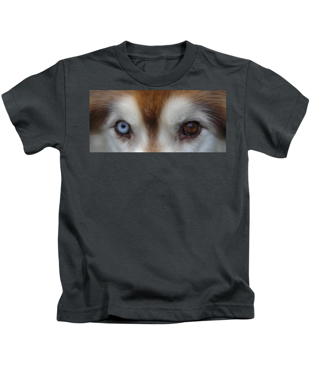 Eyes Kids T-Shirt featuring the photograph Look Into My Eyes..... by Jimmy Chuck Smith