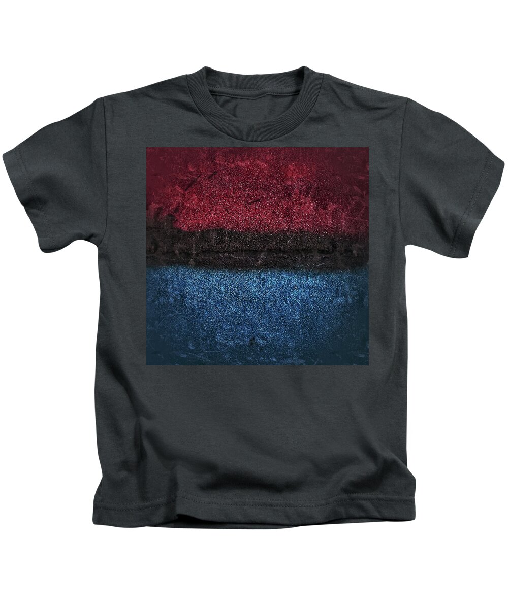 Roof Kids T-Shirt featuring the digital art Middle Passage Blues by Al Harden