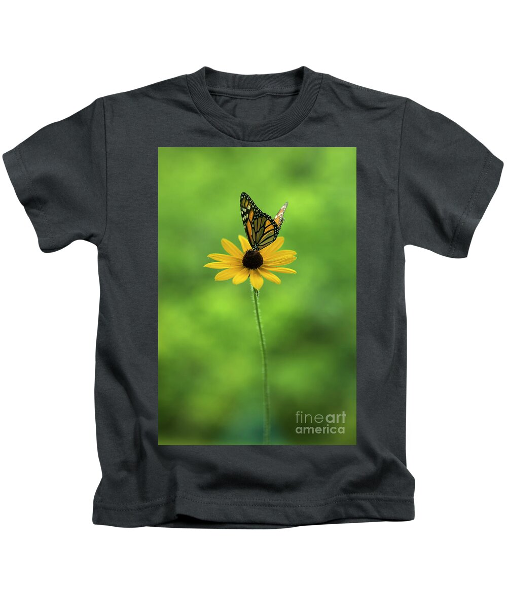 Butterfly Kids T-Shirt featuring the photograph Monarch Butterfly by Diane Diederich