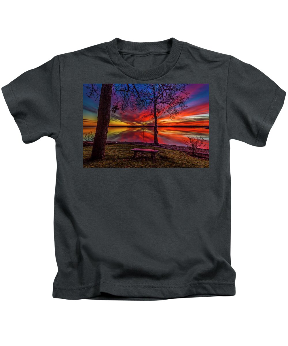 Sunrise Kids T-Shirt featuring the photograph Morning Glory by David Wagenblatt