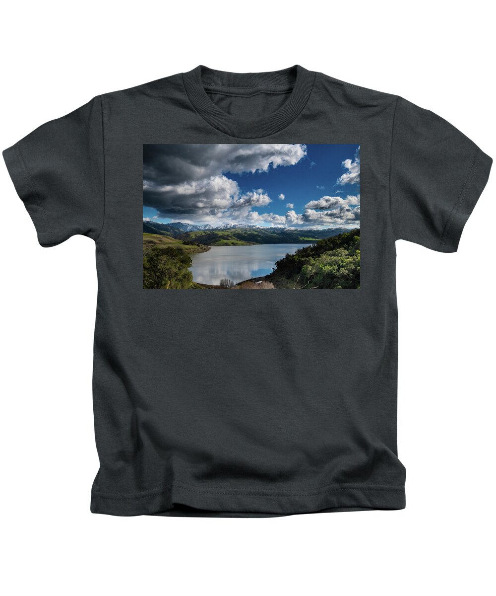 Landscape Kids T-Shirt featuring the photograph Mount Hamilton Winter by Mike Gifford