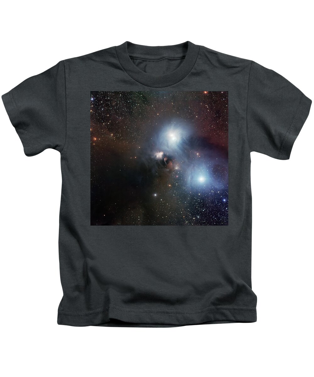 Nebula Kids T-Shirt featuring the painting Nebula by Cosmic Photo