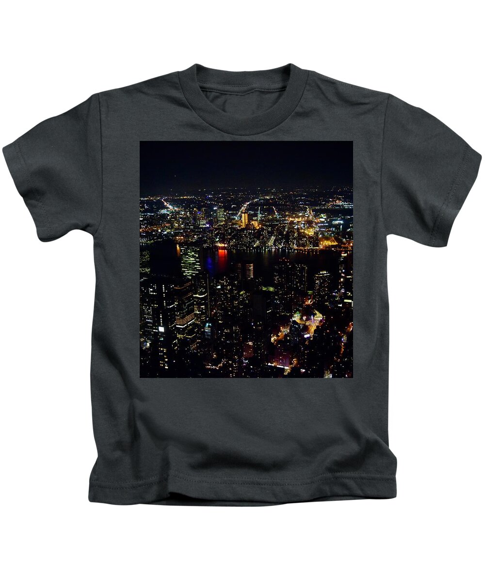 City Kids T-Shirt featuring the photograph New york East River Queensboro Bridge by Bnte Creations