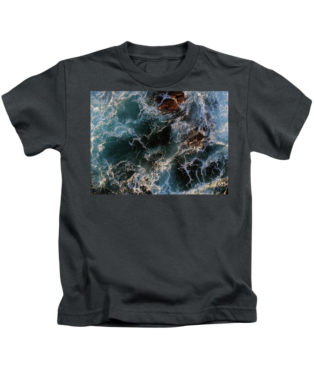 Ocean Kids T-Shirt featuring the photograph Ocean by Christopher Johnson