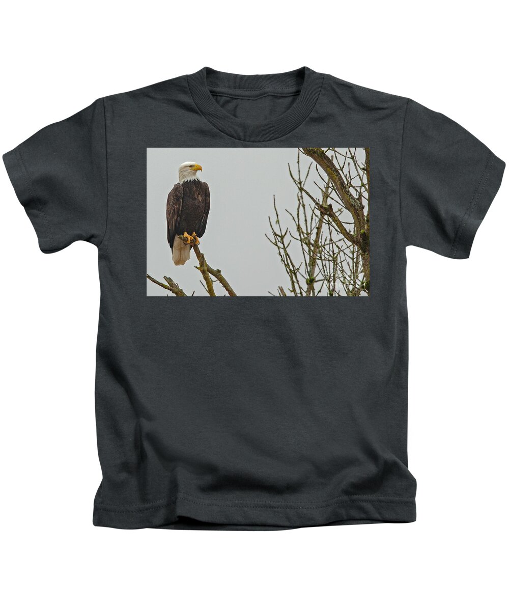 Eagle Kids T-Shirt featuring the photograph Pacific Northwest Bald Eagle by Natural Focal Point Photography