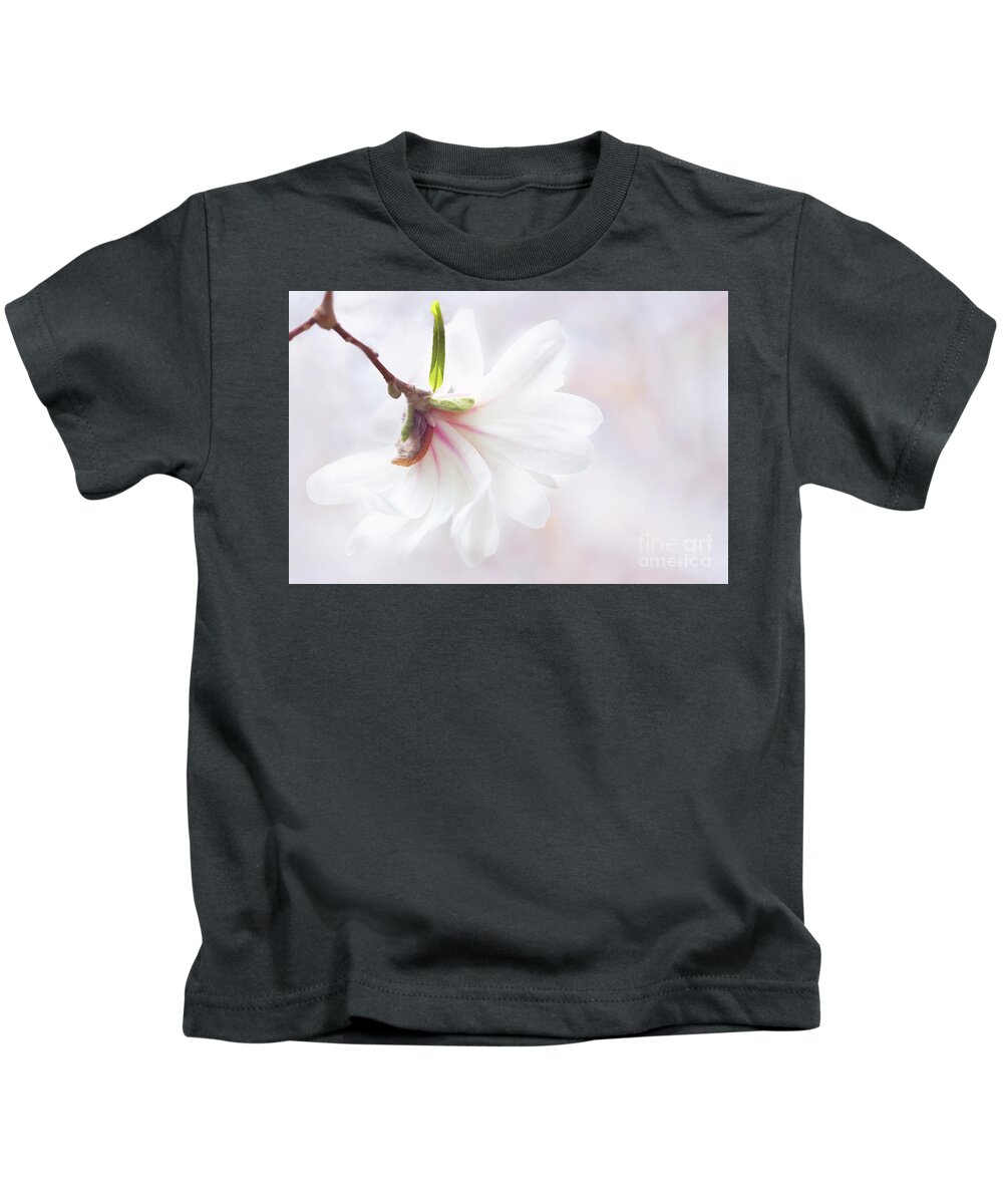 Star Magnolia Kids T-Shirt featuring the photograph Pretty in Pastel Star Magnolia by Anita Pollak