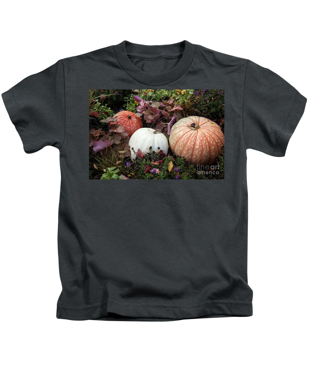 Fall Kids T-Shirt featuring the photograph Pumpkins by Timothy Johnson
