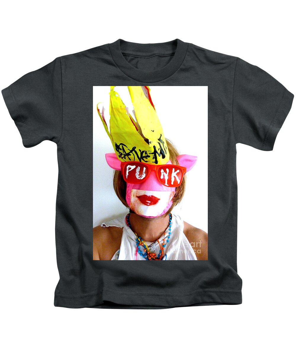 Anna Wintour Kids T-Shirt featuring the photograph Punk Ass Sheep by Ricky Sencion