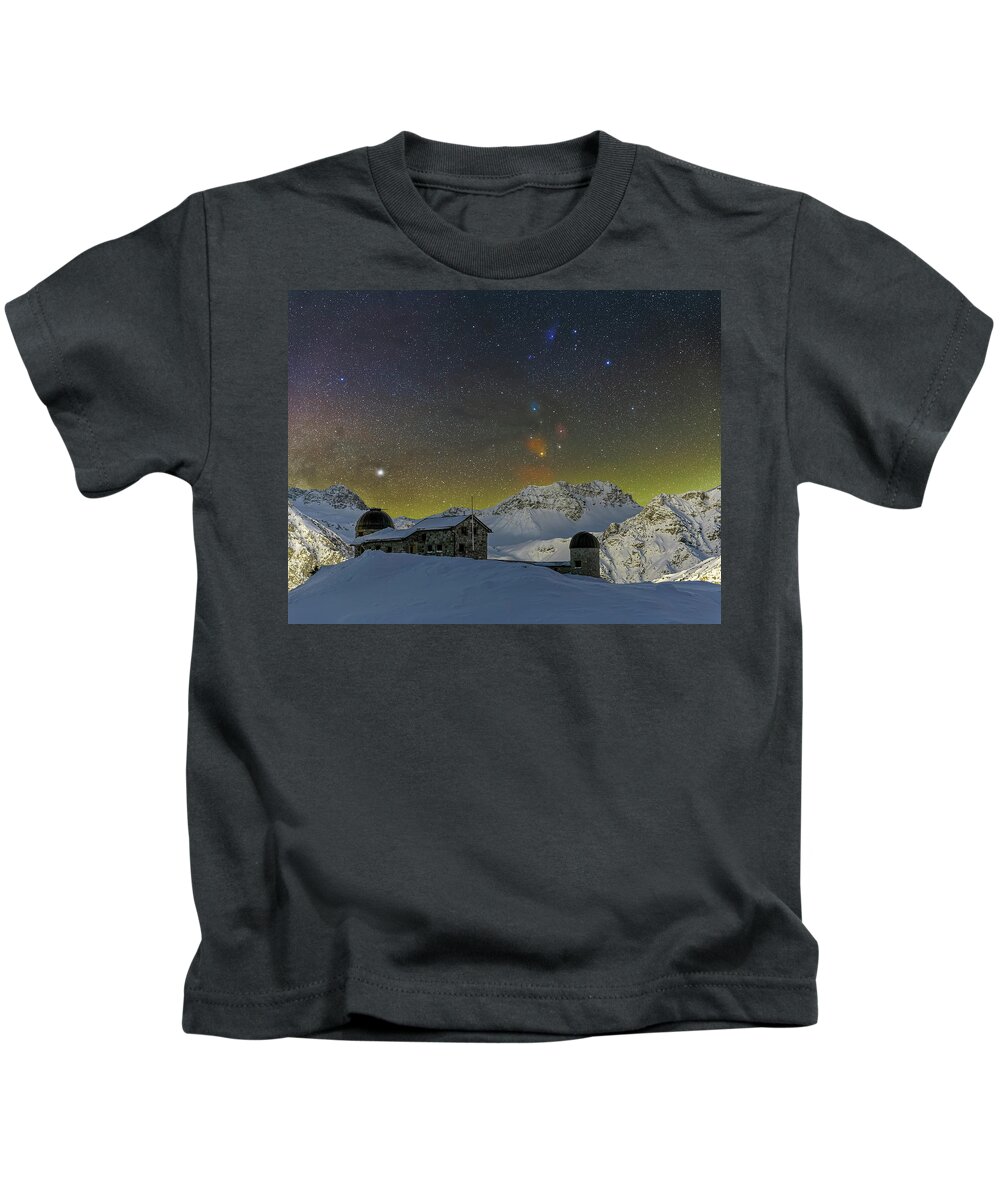 Mountains Kids T-Shirt featuring the photograph Riding Again by Ralf Rohner