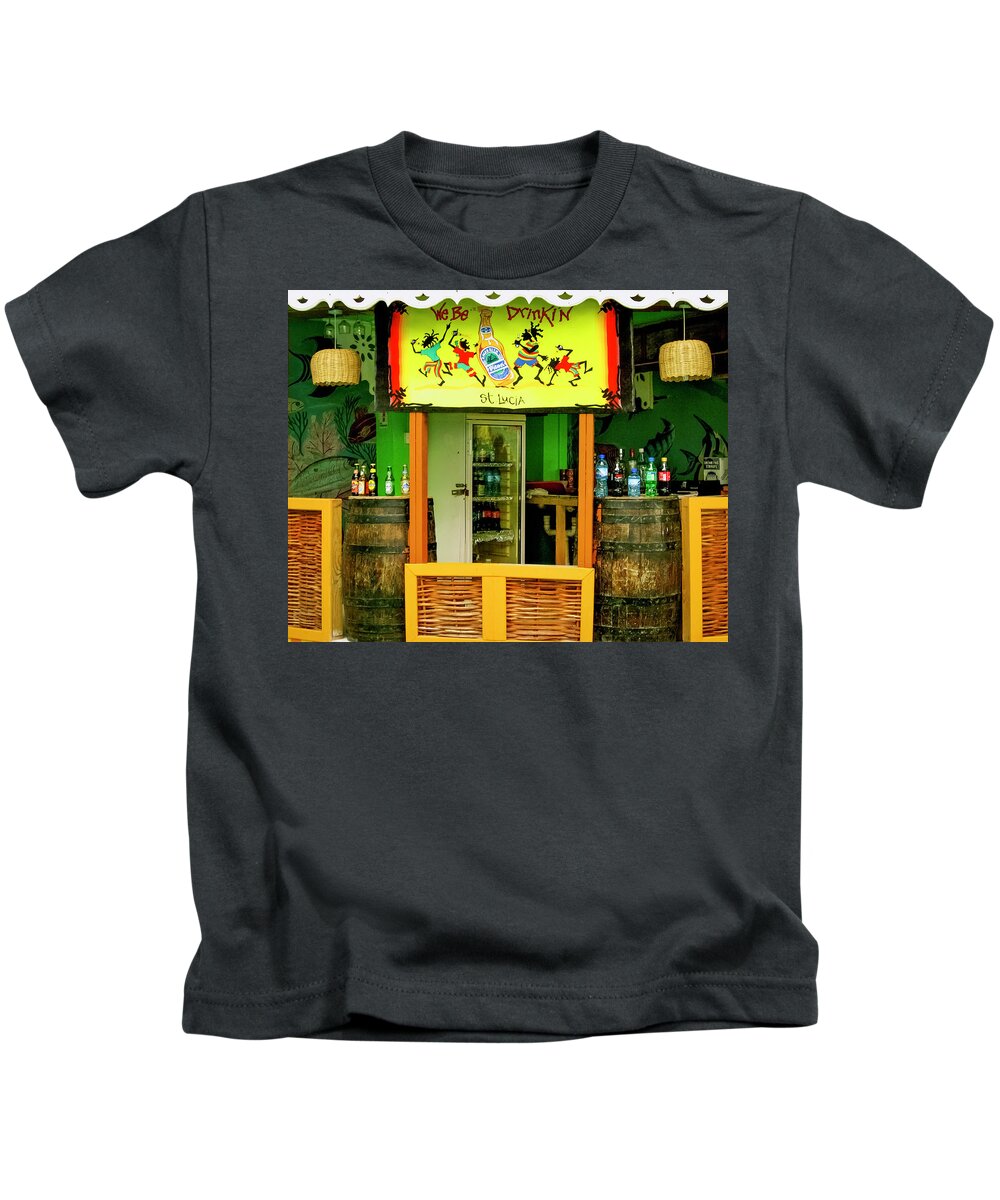  Bar Kids T-Shirt featuring the photograph Roadside Watering Hole by Pheasant Run Gallery