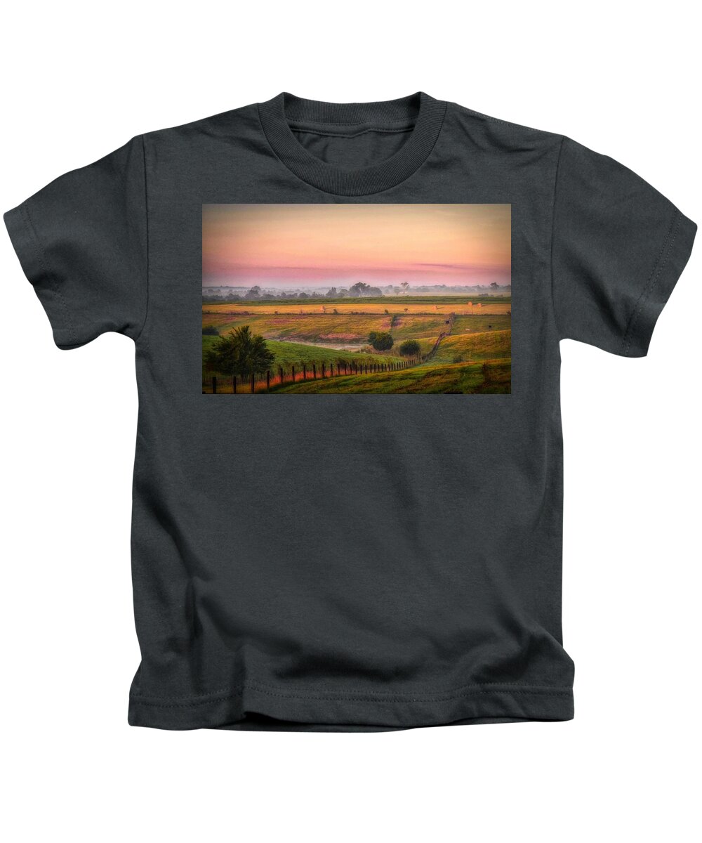 Farm Kids T-Shirt featuring the photograph Rural Landscape by Jack Wilson