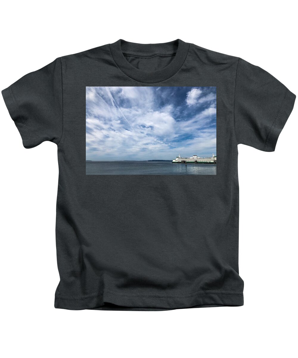 Sea Kids T-Shirt featuring the photograph Sea Road by Anamar Pictures