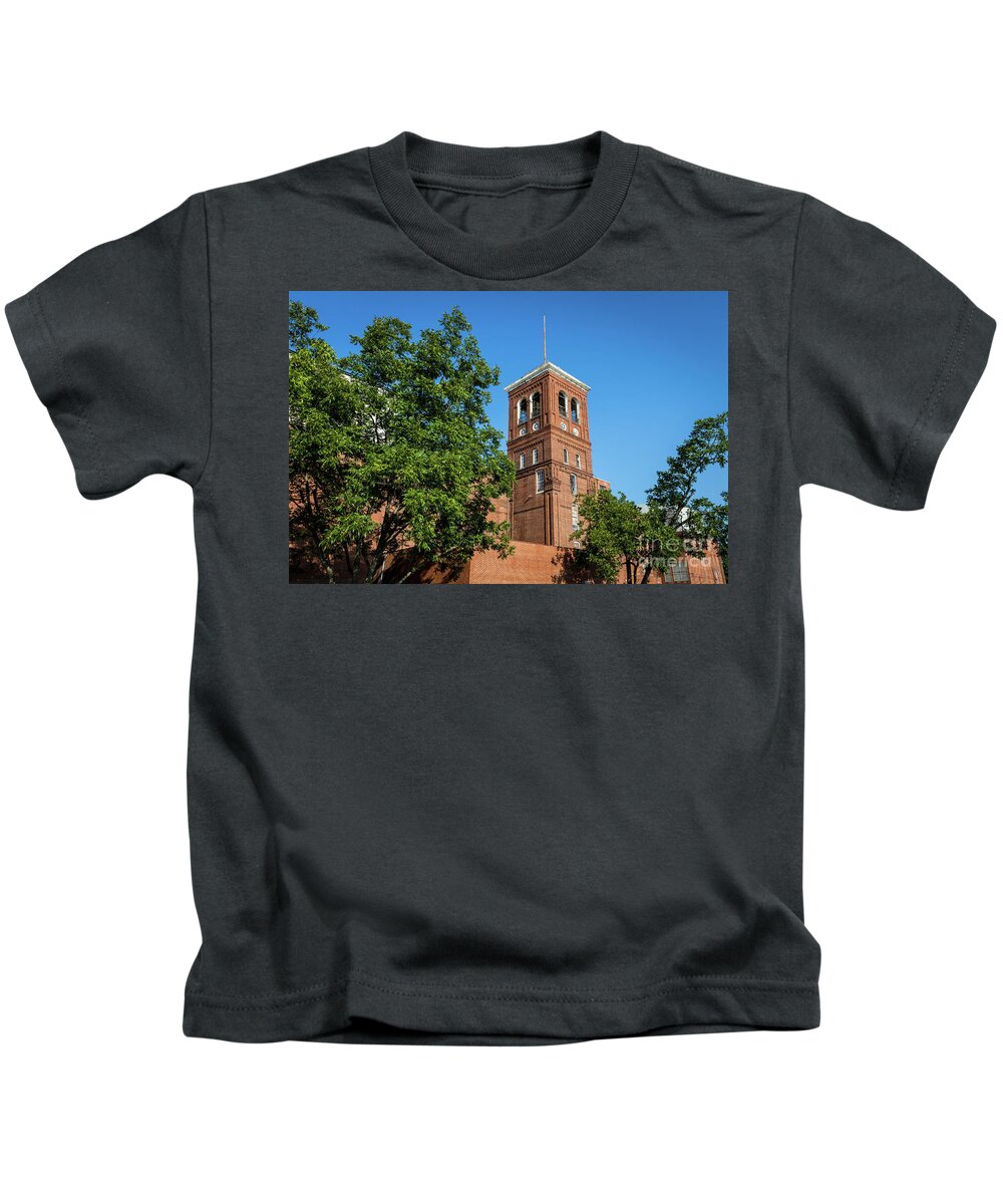 Sibley Mill Augusta Ga Kids T-Shirt featuring the photograph Sibley Mill Augusta GA by Sanjeev Singhal