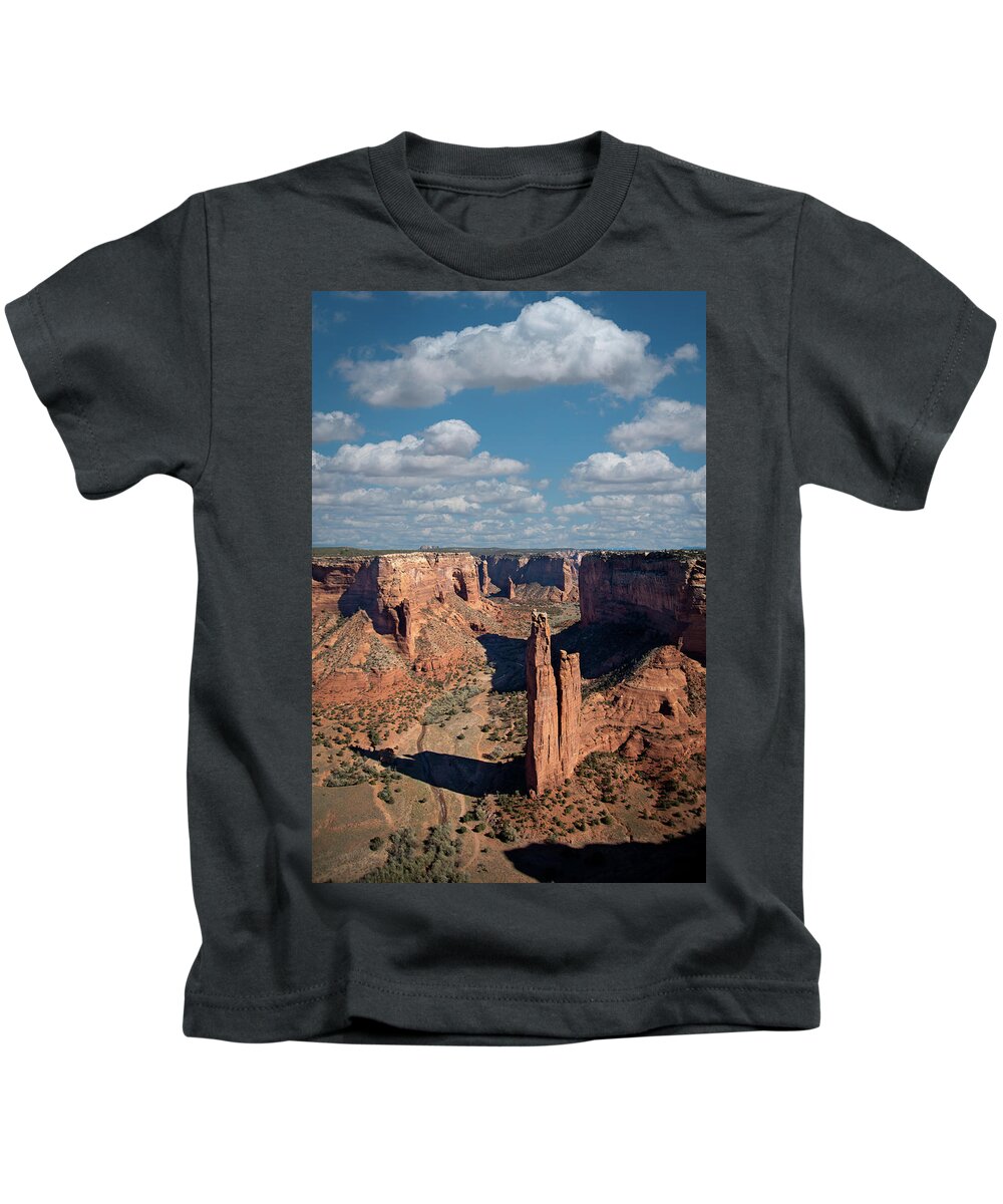 Canyon De Chelly Kids T-Shirt featuring the photograph Spider Rock 1804 by Kenneth Johnson