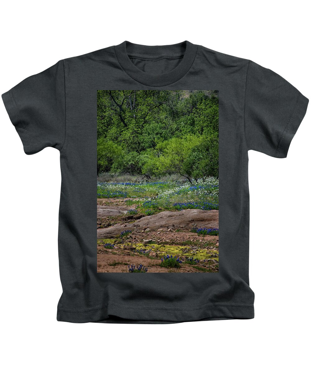 Wild Flowers Kids T-Shirt featuring the photograph Texas Bloom by Jolynn Reed