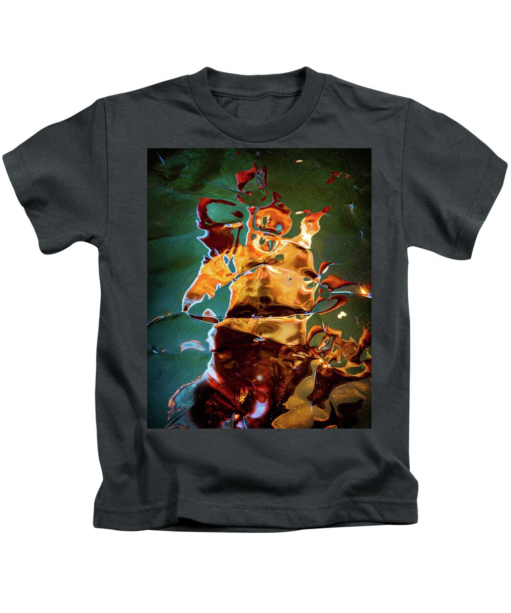 Abstract Kids T-Shirt featuring the digital art The Jinn by Liquid Eye