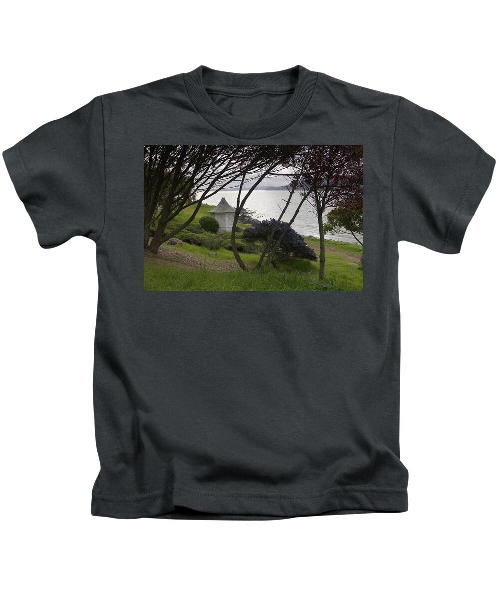 Tiburon Kids T-Shirt featuring the photograph Tiburon Waterfront by John Parulis