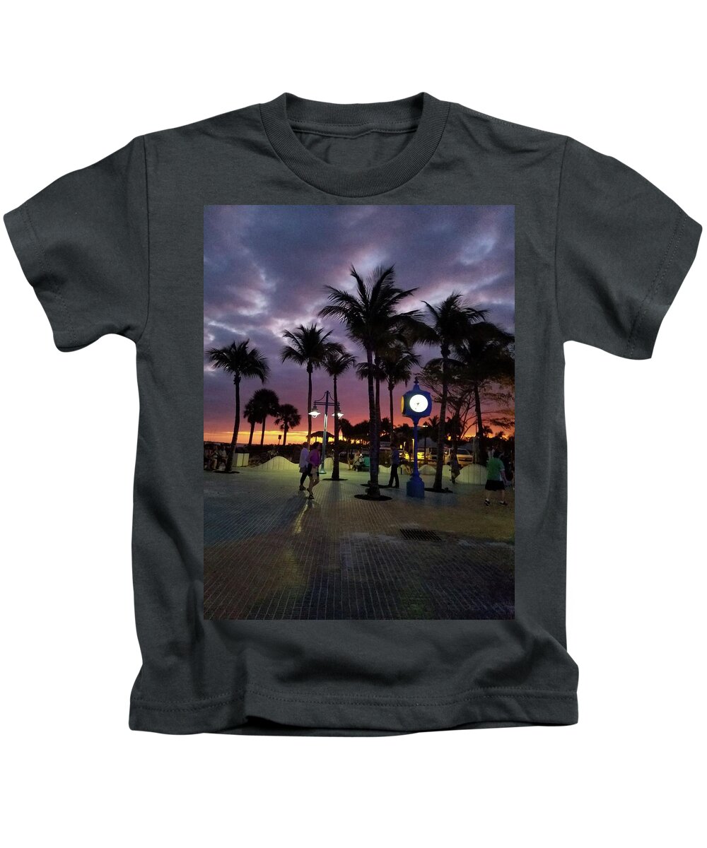 Beach Kids T-Shirt featuring the photograph Time Square II by Karen Stansberry