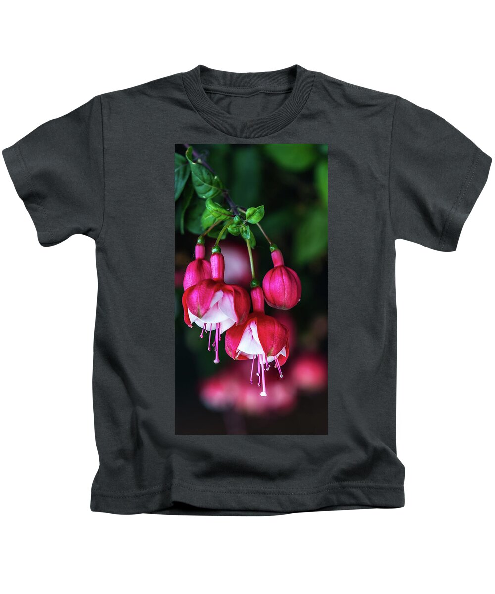 Mobile Kids T-Shirt featuring the photograph Wallpaper Flower by Dheeraj Mutha