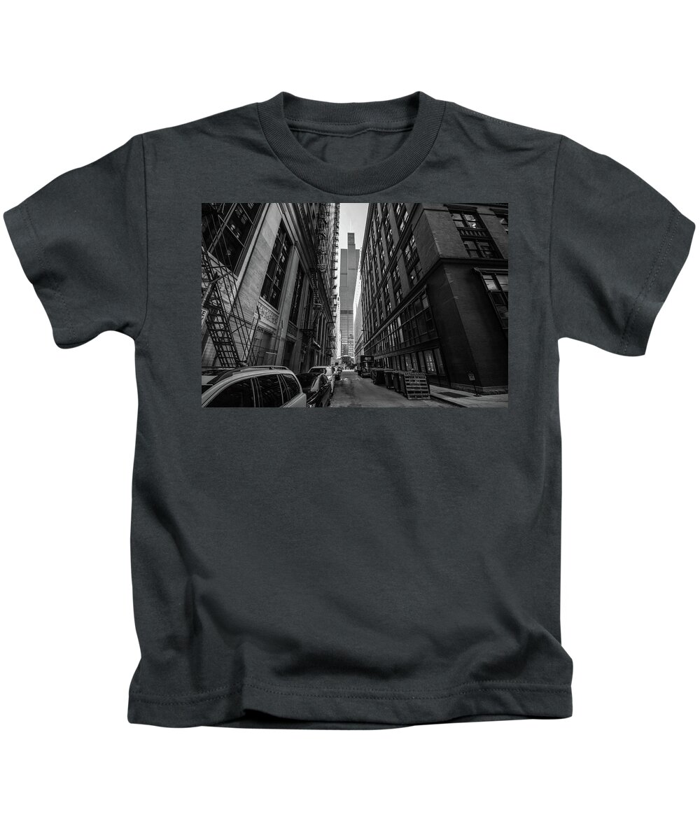 Chicago Kids T-Shirt featuring the photograph Willis Tower by Britten Adams
