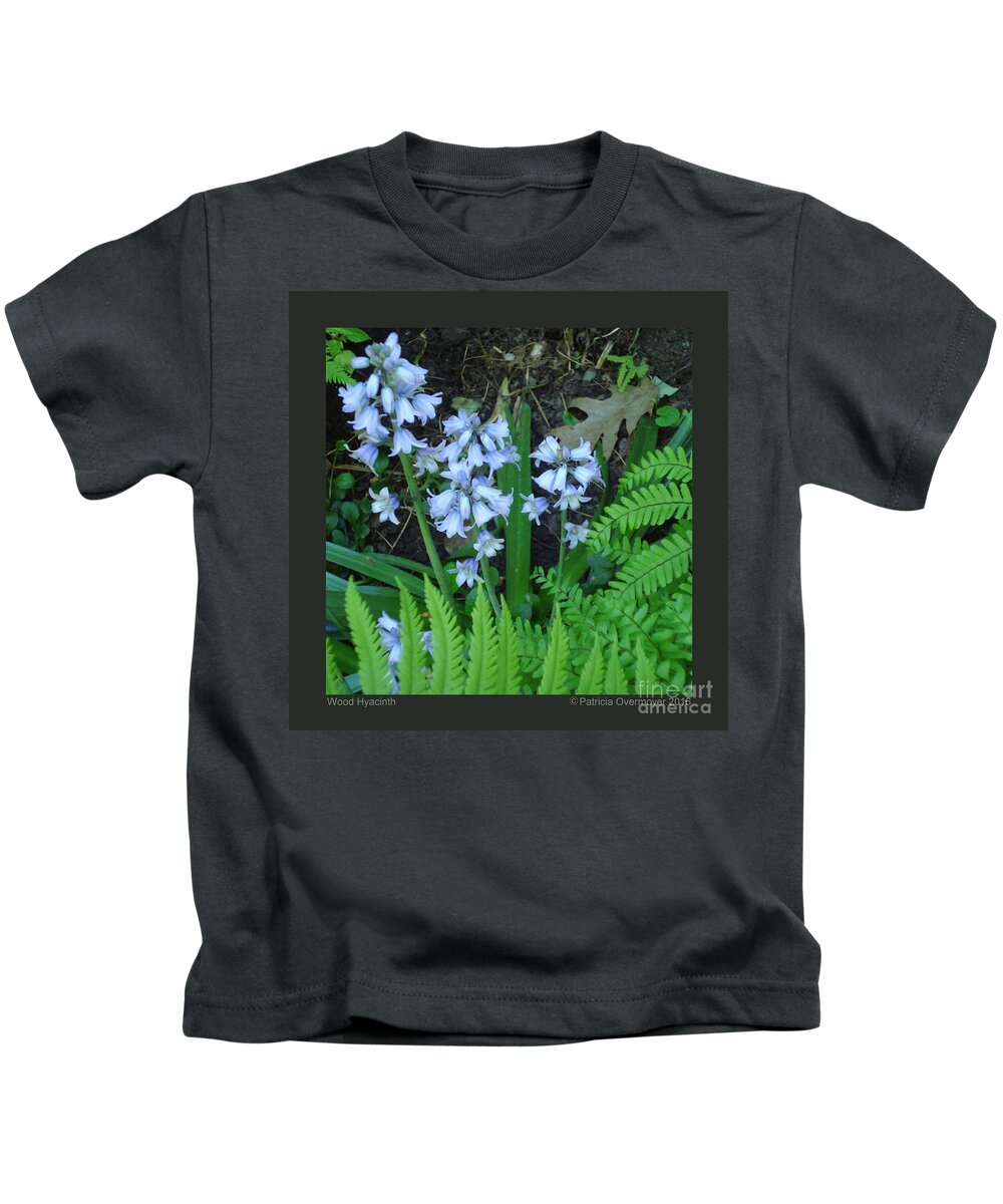 Flower Kids T-Shirt featuring the photograph Wood Hyacinth by Patricia Overmoyer