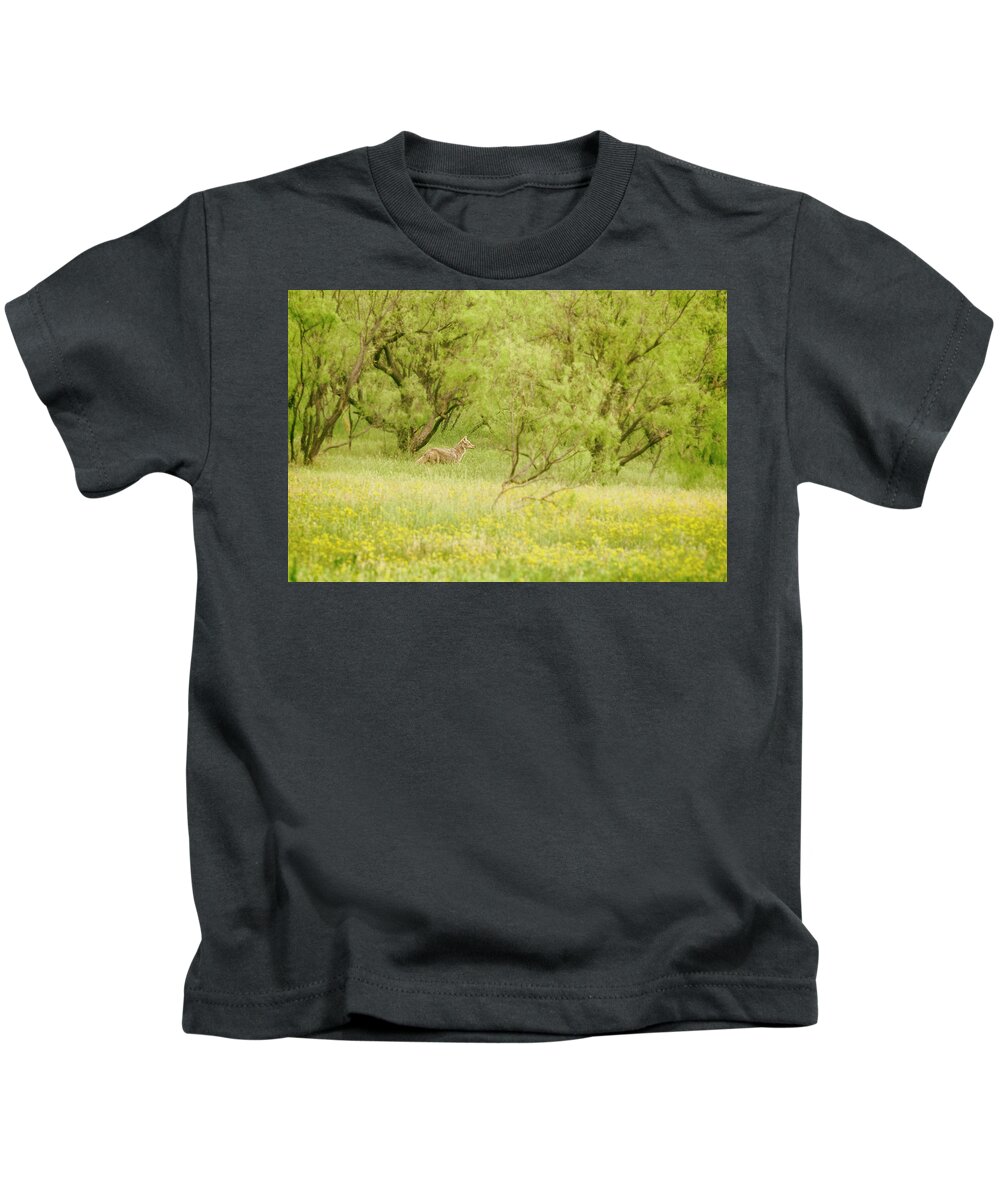  Kids T-Shirt featuring the photograph Wylie Coyote by See It In Texas