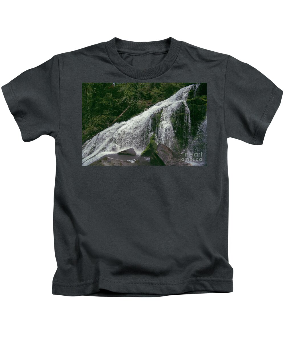 3715 Kids T-Shirt featuring the photograph Bald River Falls #1 by FineArtRoyal Joshua Mimbs