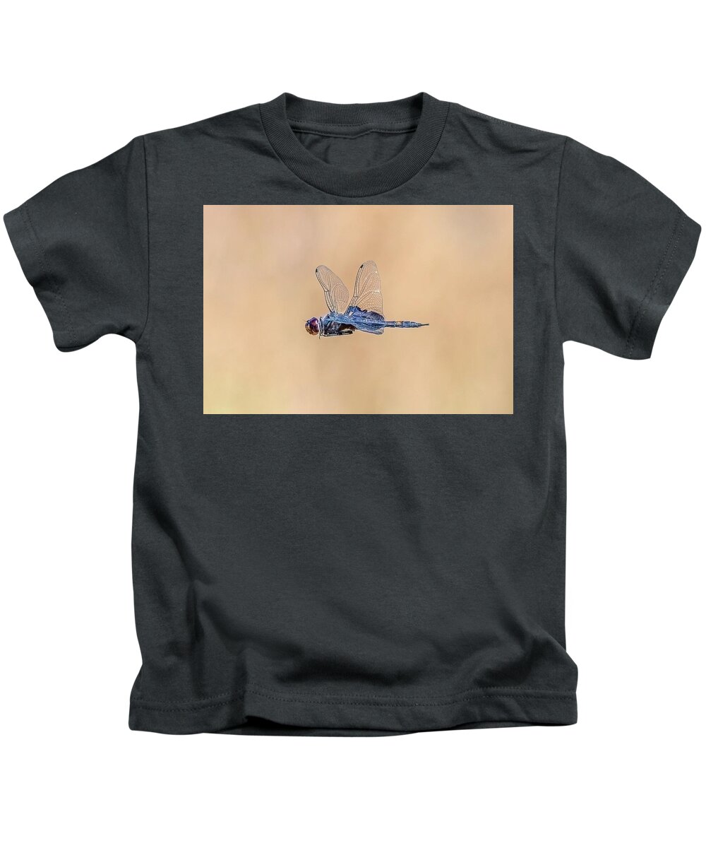 Dragon Fly Kids T-Shirt featuring the photograph Dragon Fly #1 by Jerry Cahill