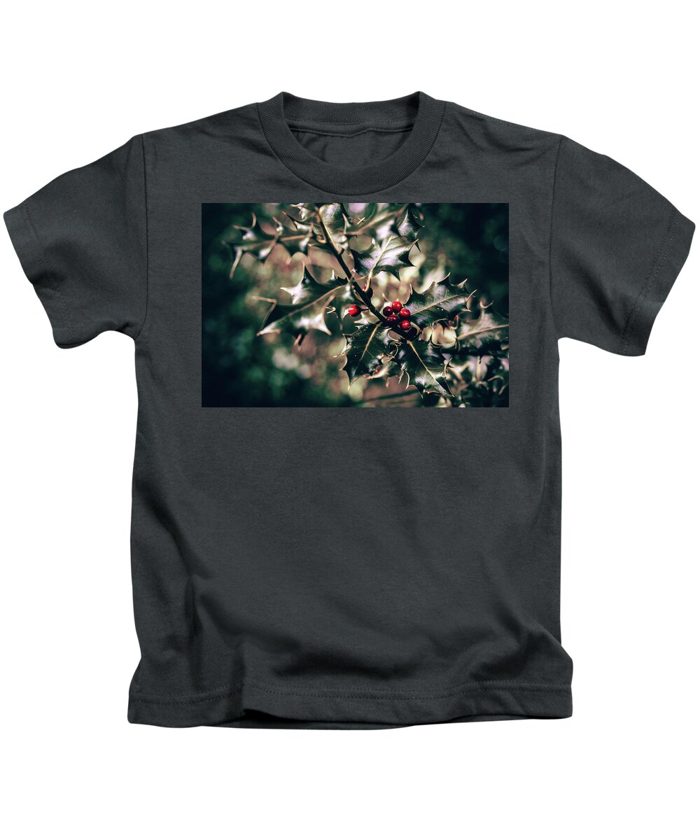 Holly Kids T-Shirt featuring the photograph Holly #1 by Gavin Lewis