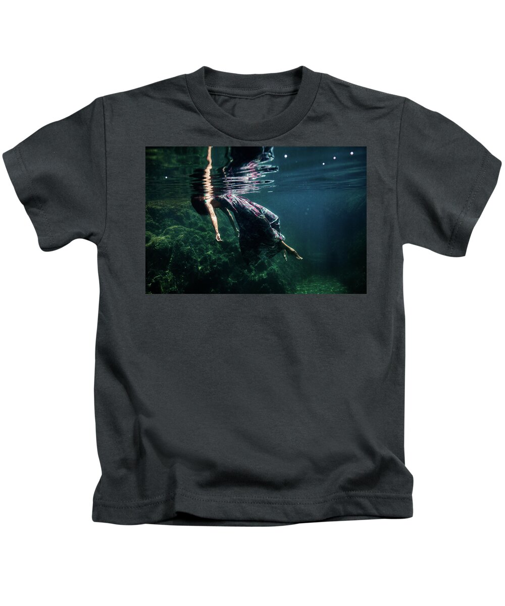 Underwater Kids T-Shirt featuring the photograph Rest by Gemma Silvestre