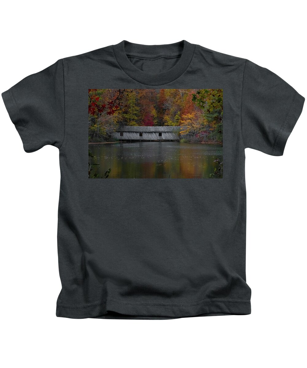 Bridge Kids T-Shirt featuring the photograph The bridge #1 by Jamie Tyler